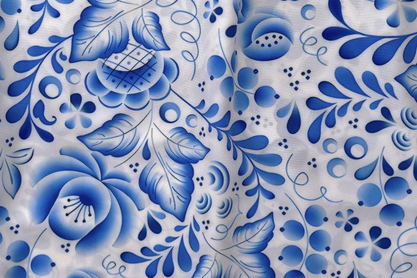 голубая гжель