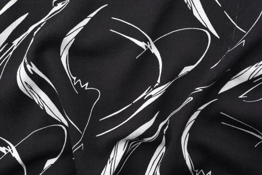 белый на черном