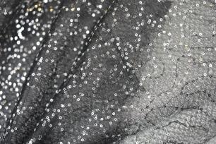 черный с серебром