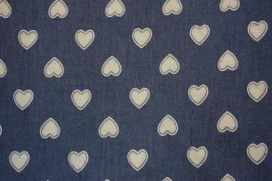 сердца на синем